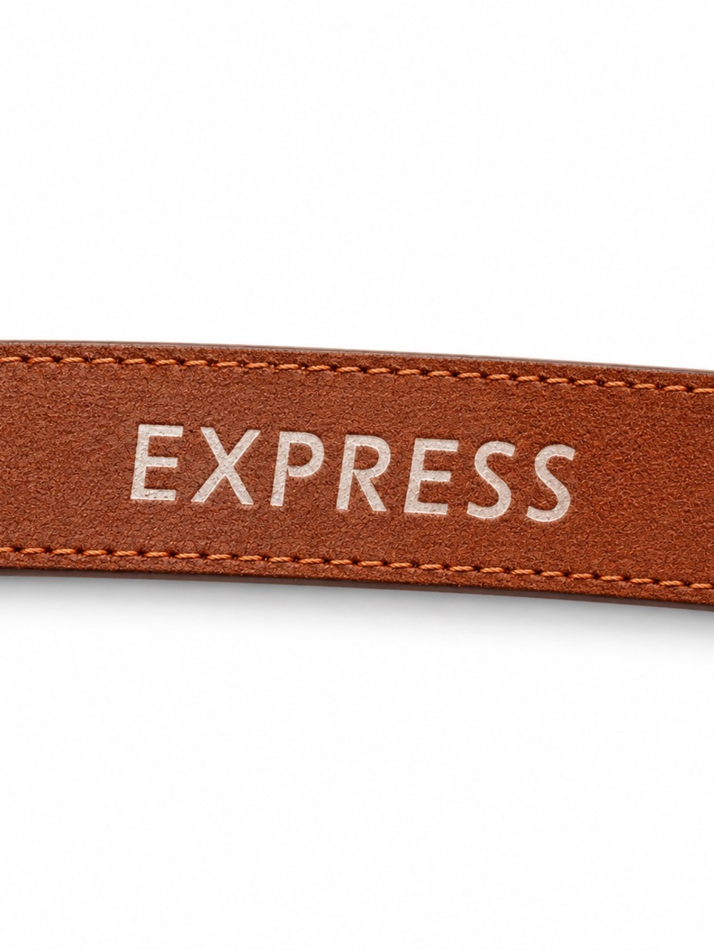 Express Leopard Print Skinny Belt M - Picture 3 of 3